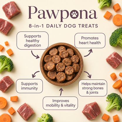 Healthy probiotic dog treats